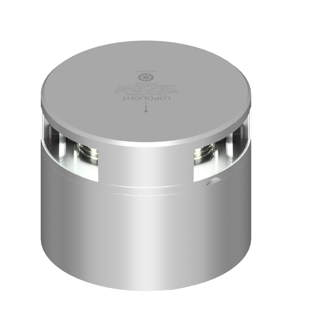 3nm 225° White, Masthead, silver  w/Conn & CD-base 3nm 225° White, Masthead, silver  w/Conn & CD-base